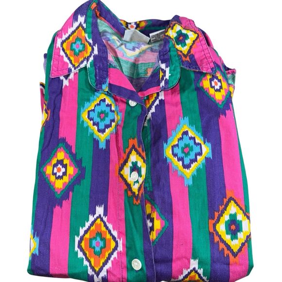 Sudden Impact Women’s Size M Western Shirt, Short Sleeve Button‎ Down - Picture 7 of 10